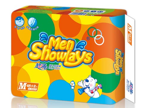 Menshowlays超薄婴儿纸尿裤M码