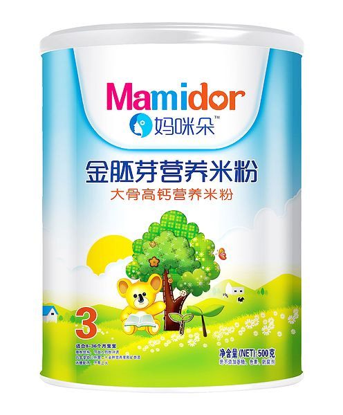 妈咪朵金胚芽大骨高钙营养米粉（听装）