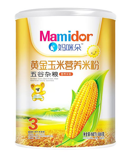 妈咪朵五谷杂粮黄金玉米营养米粉