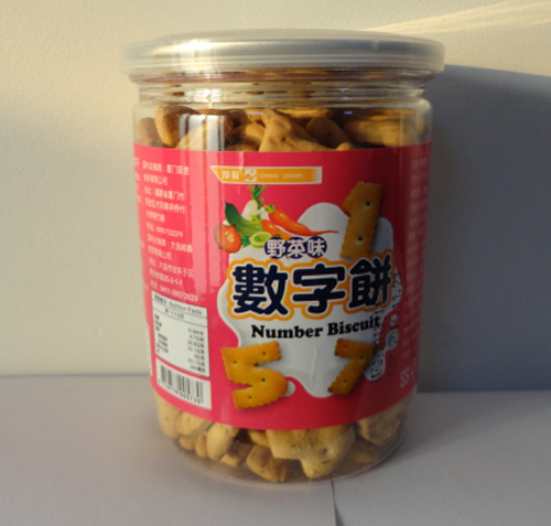 台湾厚毅数字饼（野菜味）