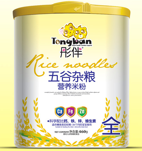 彤伴五谷杂粮营养米粉桶装全段