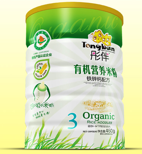 彤伴铁锌钙有机米粉铁听装3段