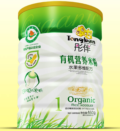 彤伴水果多维有机米粉铁听装1段