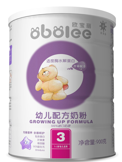 欧宝丽幼儿配方奶粉