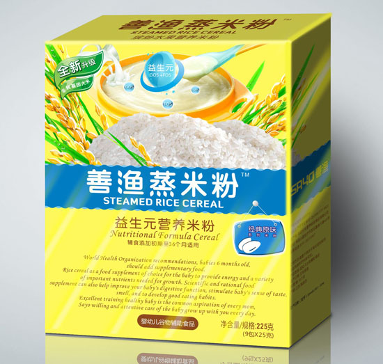 善渔益生元蒸米粉