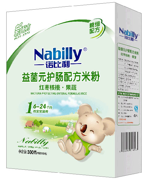 诺比利红枣核桃果蔬益菌元护肠配方米粉