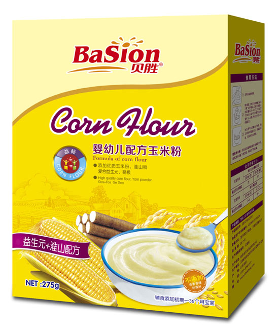 贝胜益生元+淮山配方盒装玉米粉
