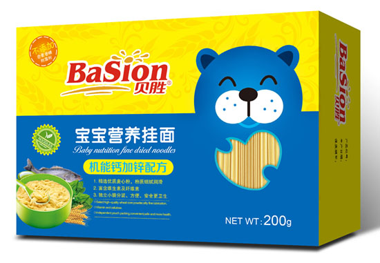 贝胜机能钙加锌配方宝宝营养挂面