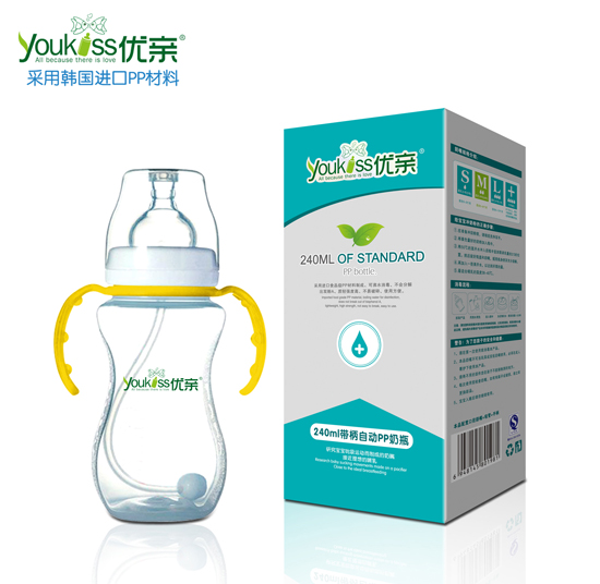 优亲婴幼儿标口奶瓶240ml