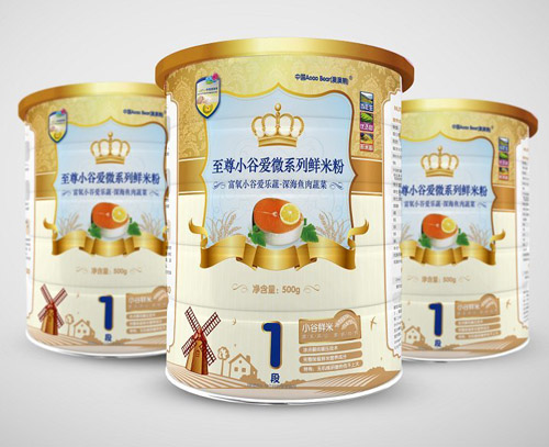 澳澳熊淮深海鱼肉蔬菜至尊小谷鲜米粉1段