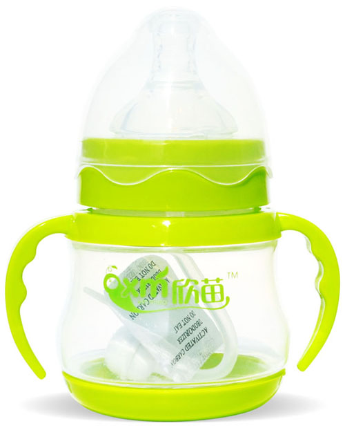 欣苗5安宽口弧形底座PP奶瓶150ml
