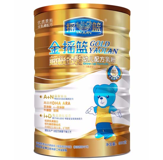 金摇篮超级金装幼儿配方乳粉3段