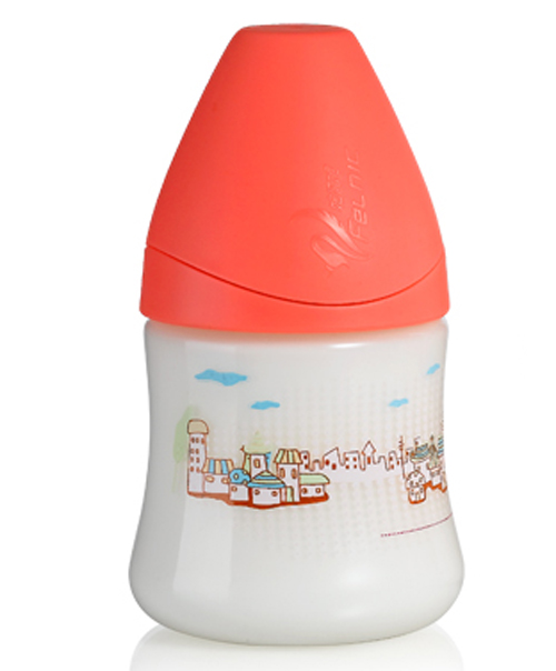 妃丽妮宽口径时尚PP奶瓶150ml