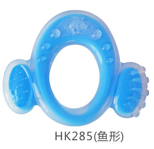 好可爱鱼形全硅胶磨牙器