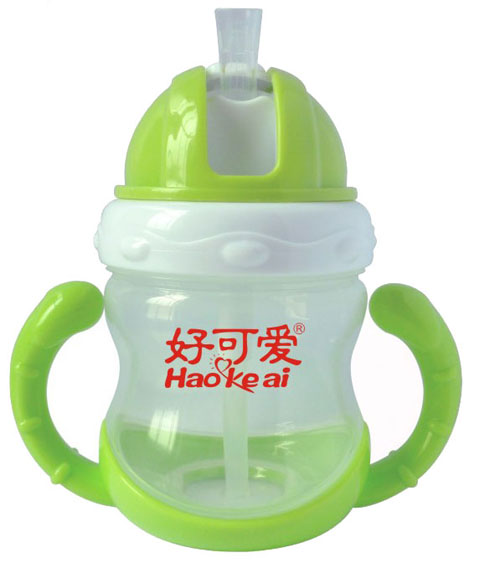 好可爱双耳吸管学饮杯