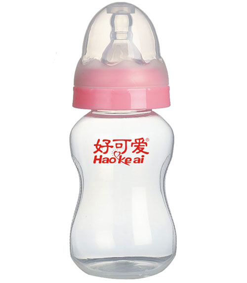 好可爱标口弧形奶瓶180ml