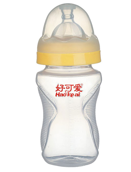 好可爱宽口弧形奶瓶260ml