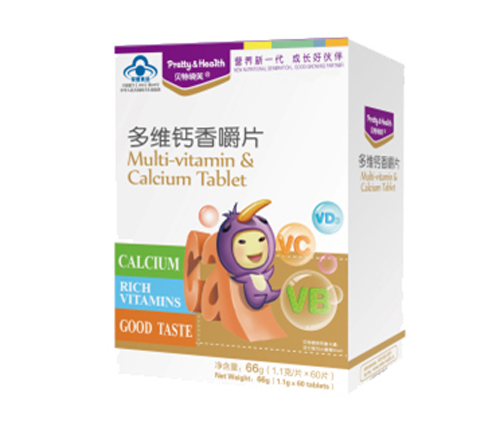 贝特晓芙多维钙香嚼片