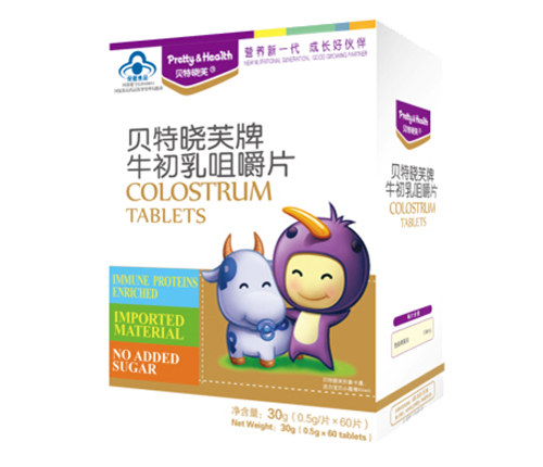 贝特晓芙牛牌牛初乳咀嚼片