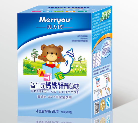 美力优益生元钙铁锌葡萄糖