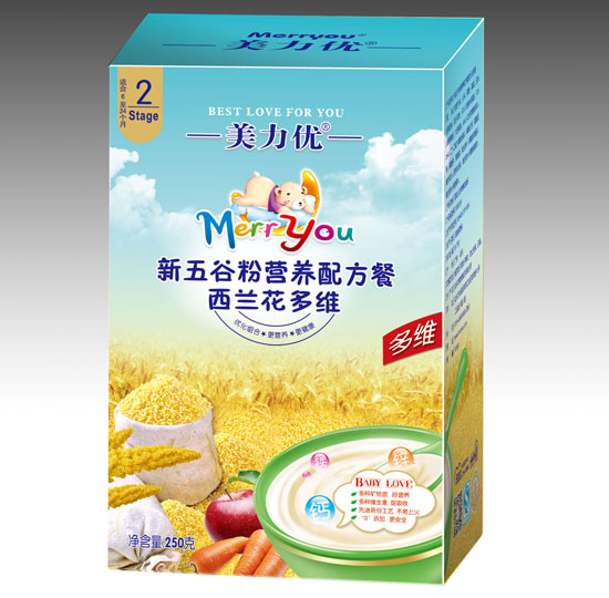 美力优西兰花多维新五谷营养配方餐