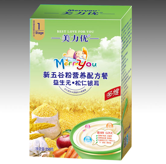 美力优益生元松仁银耳新五谷营养配方餐