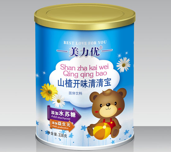 美力优山楂开胃清清宝