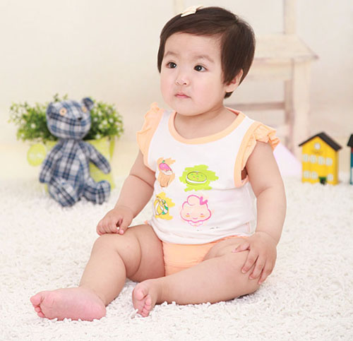 棉果果宝宝爱糖系列短袖