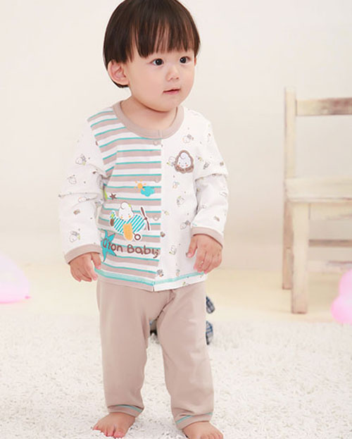 棉果果氨棉汗布宝宝内衣