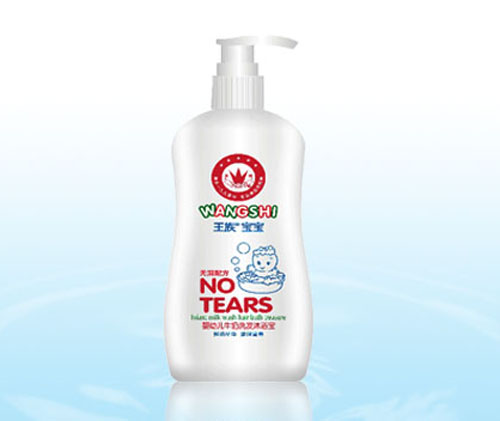 王族宝宝王族宝宝婴儿牛奶洗发沐浴宝300ml