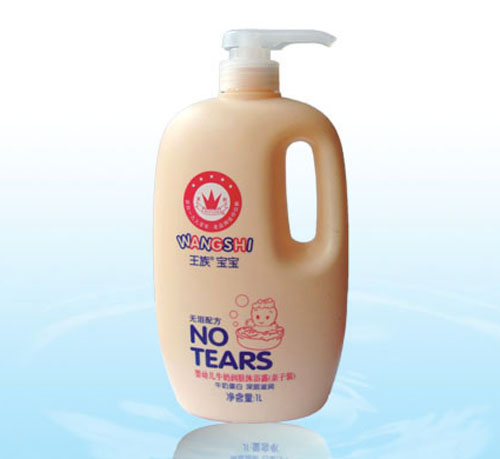 王族宝宝婴幼儿牛奶润肤沐浴露（二合一）1L