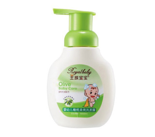 王族宝宝婴幼儿橄榄柔亮洗发露220ml