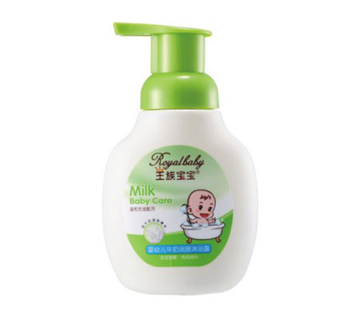 王族宝宝婴幼儿牛奶润肤沐浴露220ml