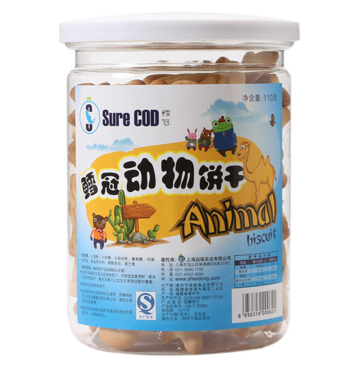 鳕冠动物饼干