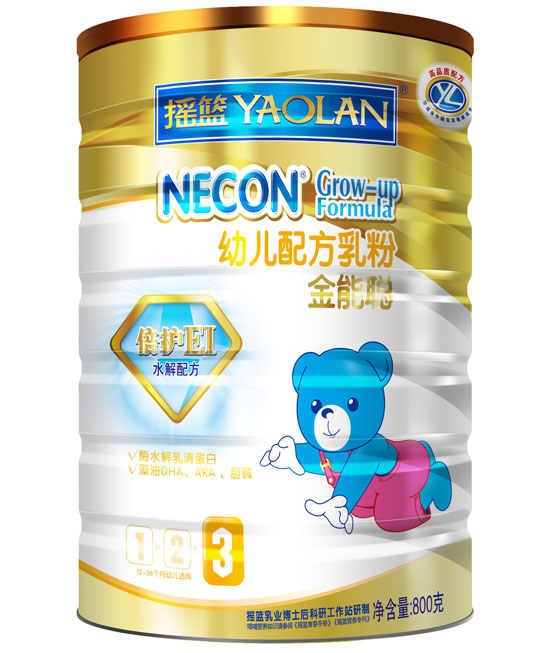 金能聪幼儿配方乳粉3段听装