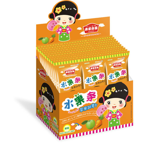 本家良田水果条苹果胡萝卜味