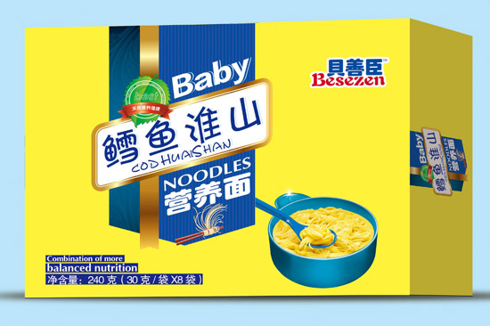 贝善臣鳕鱼淮山营养面
