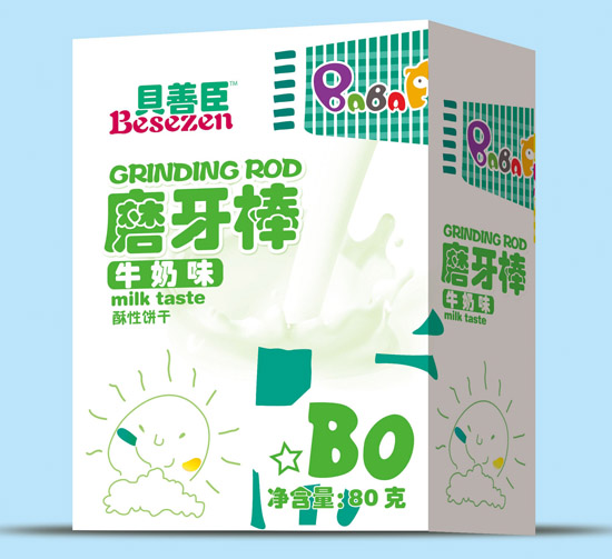 贝善臣磨牙棒牛奶味