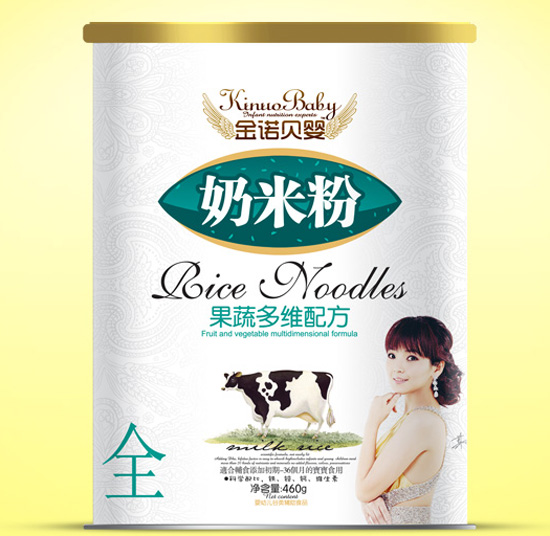 金诺贝婴果蔬多维奶米粉全段纸听