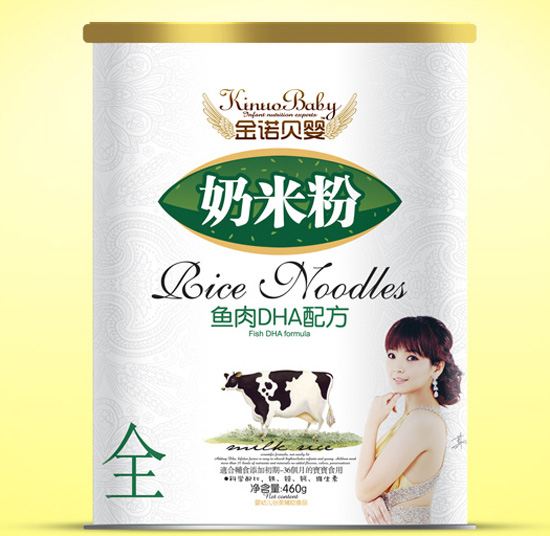 金诺贝婴鱼肉DHA奶米粉全段纸听