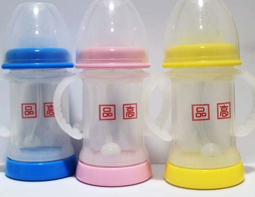 品高双层宽口径自动奶瓶180ml