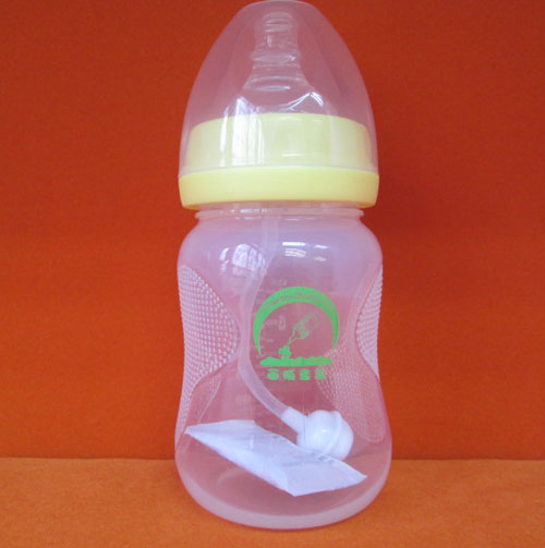 苗哺专家6安宽口磨砂手感pp奶瓶180ml