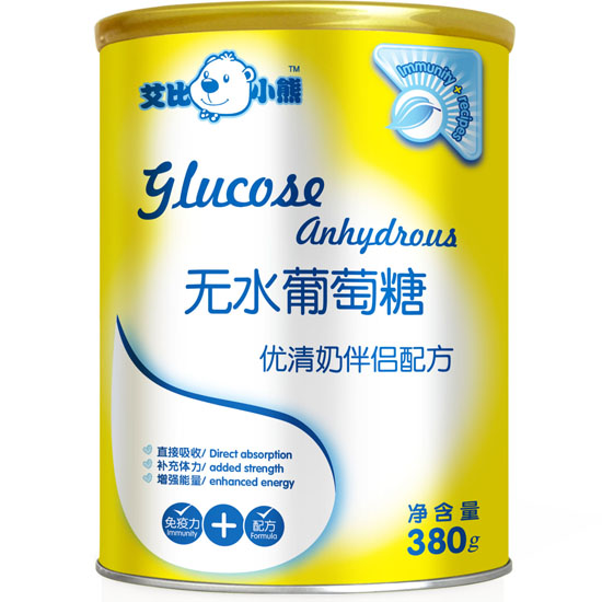 艾比小熊优清奶伴侣无水葡萄糖听装