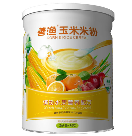 善渔缤纷水果玉米米粉