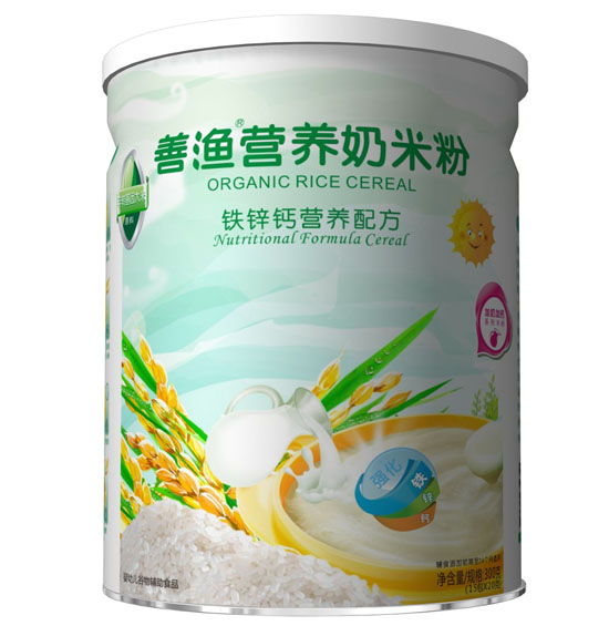 善渔铁锌钙营养奶米粉