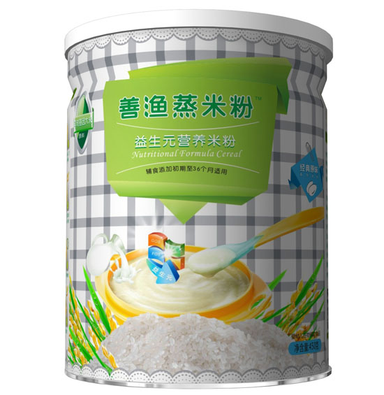 善渔益生元蒸米粉