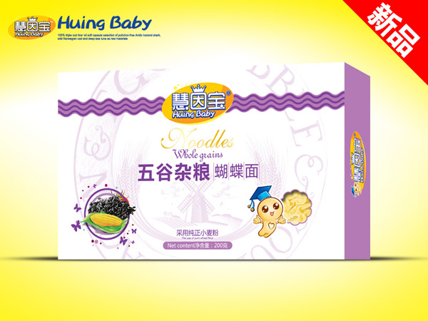 9da慧因宝五谷杂粮蝴蝶面