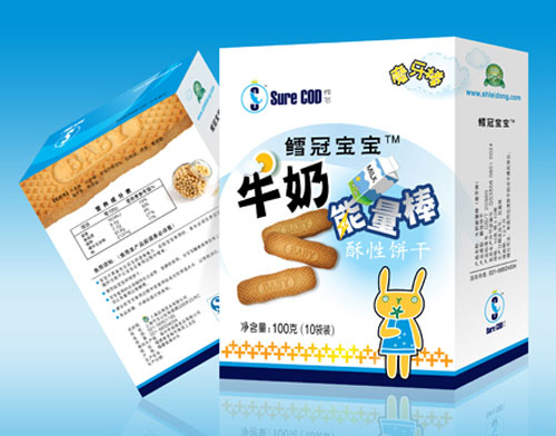鳕冠牛奶能量棒－磨牙棒