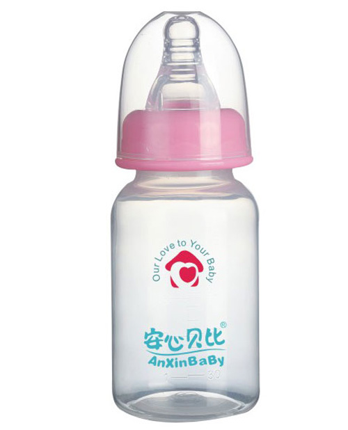 安心贝比标口直身奶瓶120ml