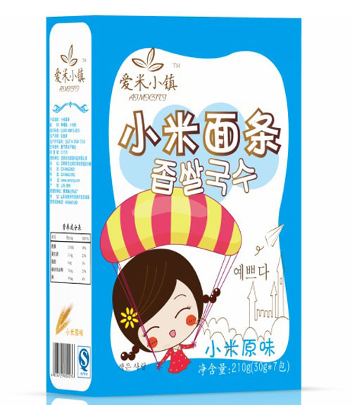 爱米小镇原味小米面条